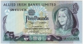 Allied Irish Banks 5 Pounds,  1.12.1984
